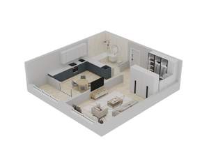 1-к квартира, вторичка, 34м2, 4/9 этаж