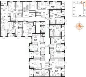 2-к квартира, вторичка, 47м2, 3/10 этаж