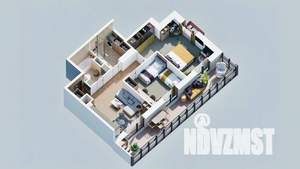 2-к квартира, вторичка, 70м2, 14/23 этаж