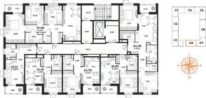 2-к квартира, вторичка, 34м2, 6/10 этаж