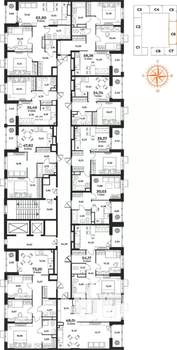 1-к квартира, вторичка, 35м2, 7/10 этаж