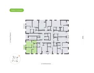 2-к квартира, вторичка, 63м2, 5/24 этаж