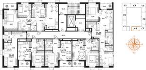 2-к квартира, вторичка, 35м2, 2/10 этаж