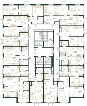 2-к квартира, вторичка, 34м2, 21/24 этаж
