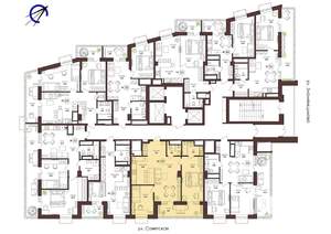 2-к квартира, вторичка, 71м2, 20/23 этаж