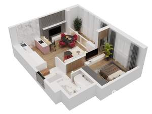 1-к квартира, вторичка, 49м2, 2/24 этаж