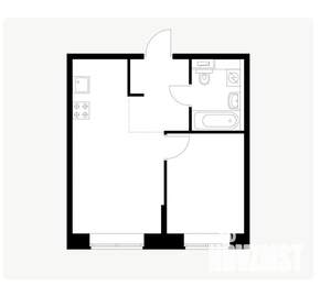1-к квартира, вторичка, 35м2, 1/10 этаж
