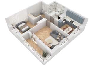 2-к квартира, вторичка, 58м2, 6/9 этаж