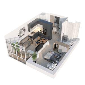 1-к квартира, вторичка, 37м2, 13/23 этаж