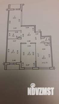 3-к квартира, вторичка, 117м2, 3/18 этаж