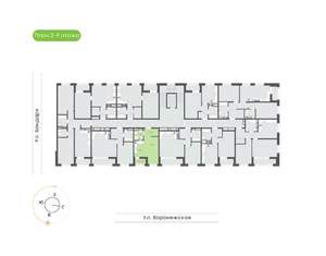 1-к квартира, вторичка, 28м2, 4/9 этаж