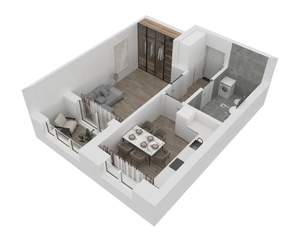 1-к квартира, вторичка, 38м2, 5/24 этаж
