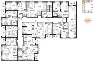 3-к квартира, вторичка, 63м2, 8/10 этаж