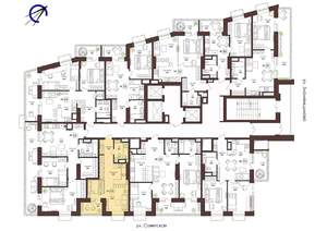 1-к квартира, строящийся дом, 36м2, 4/23 этаж
