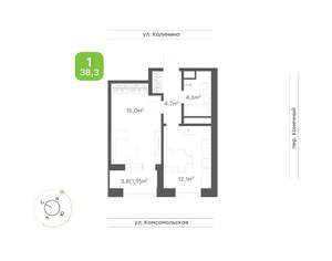 2-к квартира, вторичка, 96м2, 13/24 этаж