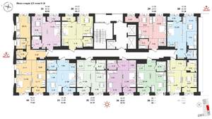 2-к квартира, вторичка, 51м2, 9/17 этаж