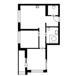 2-к квартира, вторичка, 43м2, 5/5 этаж