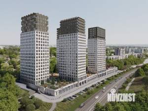 3-к квартира, строящийся дом, 54м2, 22/22 этаж