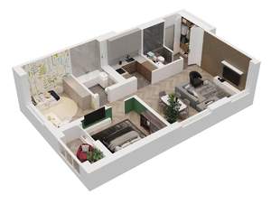 2-к квартира, вторичка, 72м2, 7/24 этаж