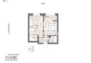 1-к квартира, вторичка, 37м2, 7/20 этаж