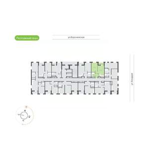 1-к квартира, вторичка, 40м2, 16/20 этаж