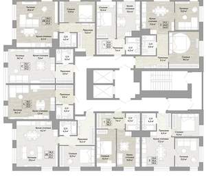 2-к квартира, вторичка, 61м2, 2/22 этаж