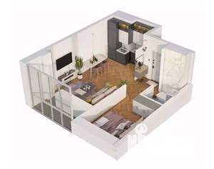 1-к квартира, вторичка, 39м2, 2/15 этаж