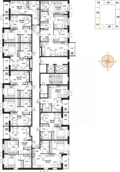 2-к квартира, вторичка, 36м2, 5/10 этаж