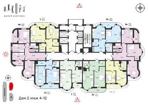 2-к квартира, вторичка, 58м2, 6/25 этаж