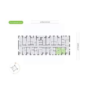 1-к квартира, вторичка, 41м2, 11/20 этаж