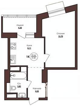 Фото квартиры на продажу (1)