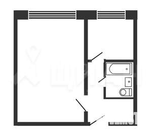 1-к квартира, вторичка, 33м2, 5/9 этаж