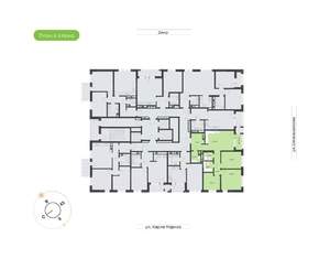 3-к квартира, вторичка, 85м2, 6/24 этаж