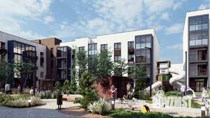 2-к квартира, строящийся дом, 65м2, 4/4 этаж
