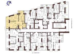 2-к квартира, вторичка, 61м2, 3/23 этаж