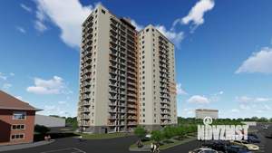 1-к квартира, строящийся дом, 40м2, 2/25 этаж