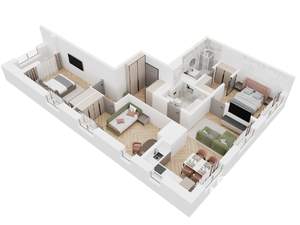 3-к квартира, вторичка, 82м2, 8/9 этаж
