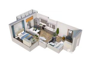 1-к квартира, вторичка, 38м2, 15/17 этаж