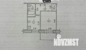 1-к квартира, вторичка, 33м2, 9/10 этаж