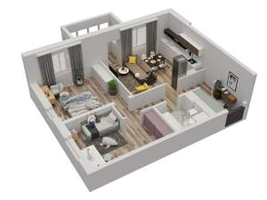 2-к квартира, вторичка, 63м2, 10/24 этаж