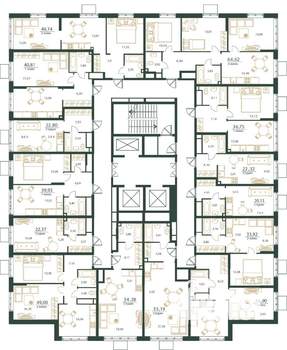 1-к квартира, вторичка, 37м2, 23/24 этаж