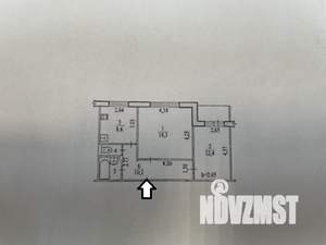 2-к квартира, вторичка, 53м2, 2/10 этаж