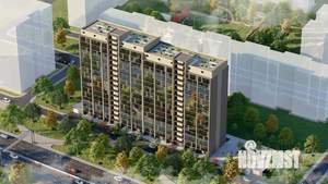 3-к квартира, строящийся дом, 98м2, 14/16 этаж