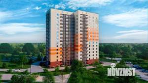 2-к квартира, строящийся дом, 53м2, 6/15 этаж