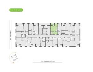 1-к квартира, вторичка, 30м2, 14/20 этаж