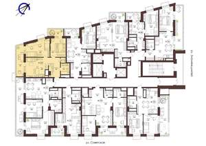 2-к квартира, вторичка, 63м2, 20/23 этаж