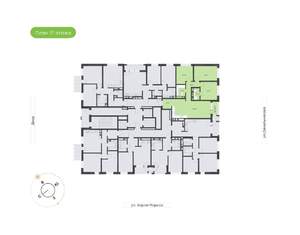 3-к квартира, вторичка, 94м2, 17/24 этаж