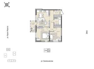 2-к квартира, вторичка, 63м2, 13/24 этаж