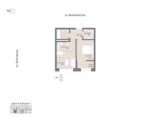 1-к квартира, вторичка, 35м2, 17/20 этаж