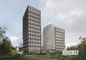 1-к квартира, строящийся дом, 30м2, 16/30 этаж